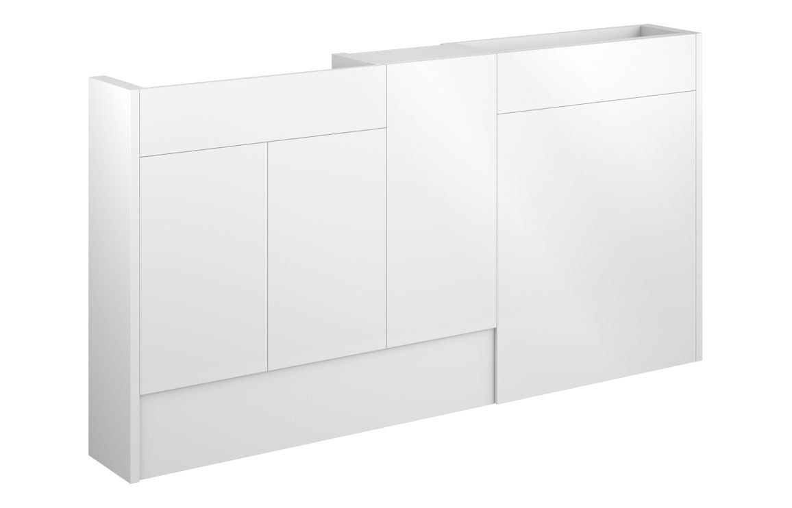 HRD 1536mm Slim Basin WC & 1 Door Unit Pack