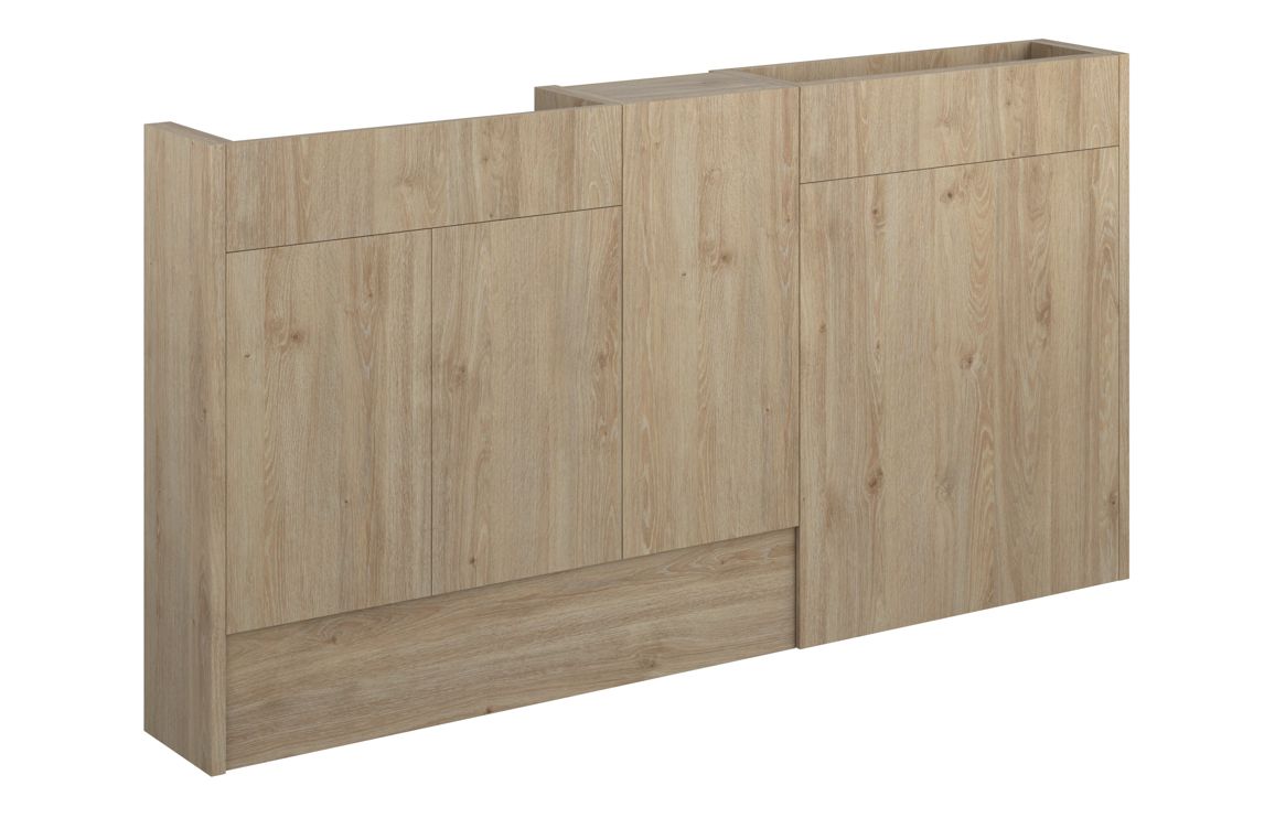 HRD 1536mm Slim Basin WC & 1 Door Unit Pack