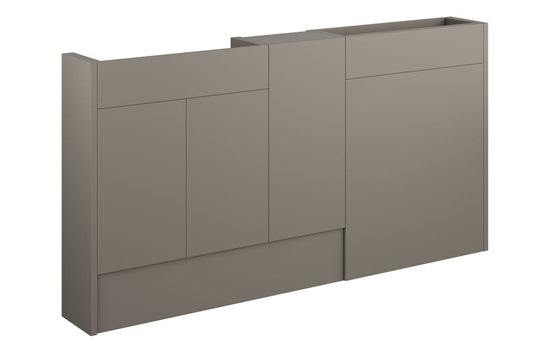 HRD 1536mm Slim Basin WC & 1 Door Unit Pack