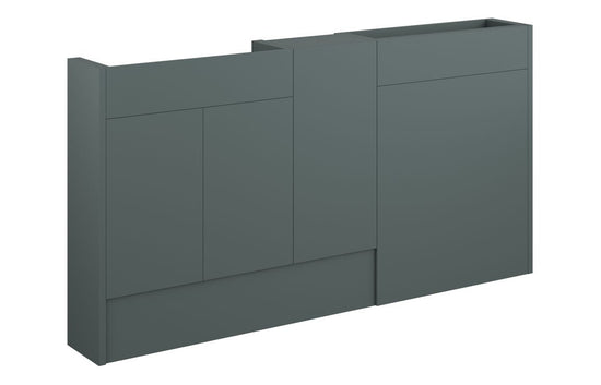 HRD 1536mm Slim Basin WC & 1 Door Unit Pack