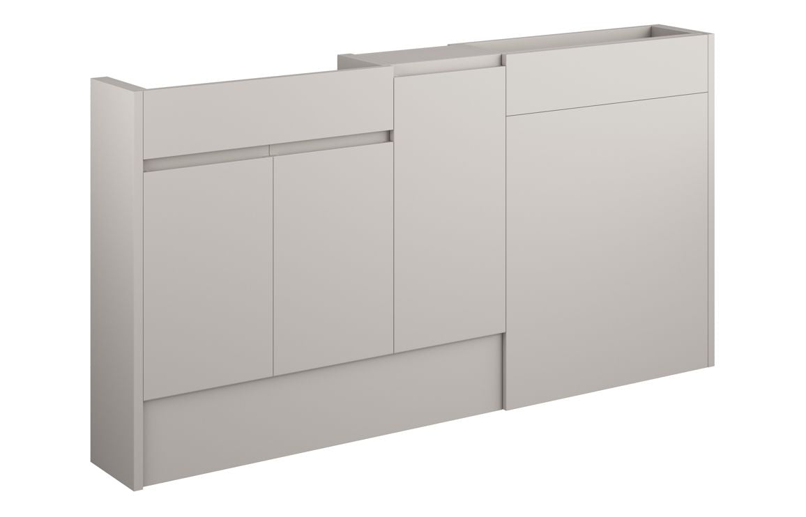 HRD 1536mm Slim Basin WC & 1 Door Unit Pack