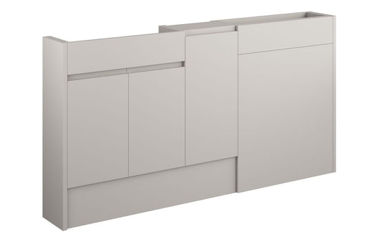 HRD 1536mm Slim Basin WC & 1 Door Unit Pack