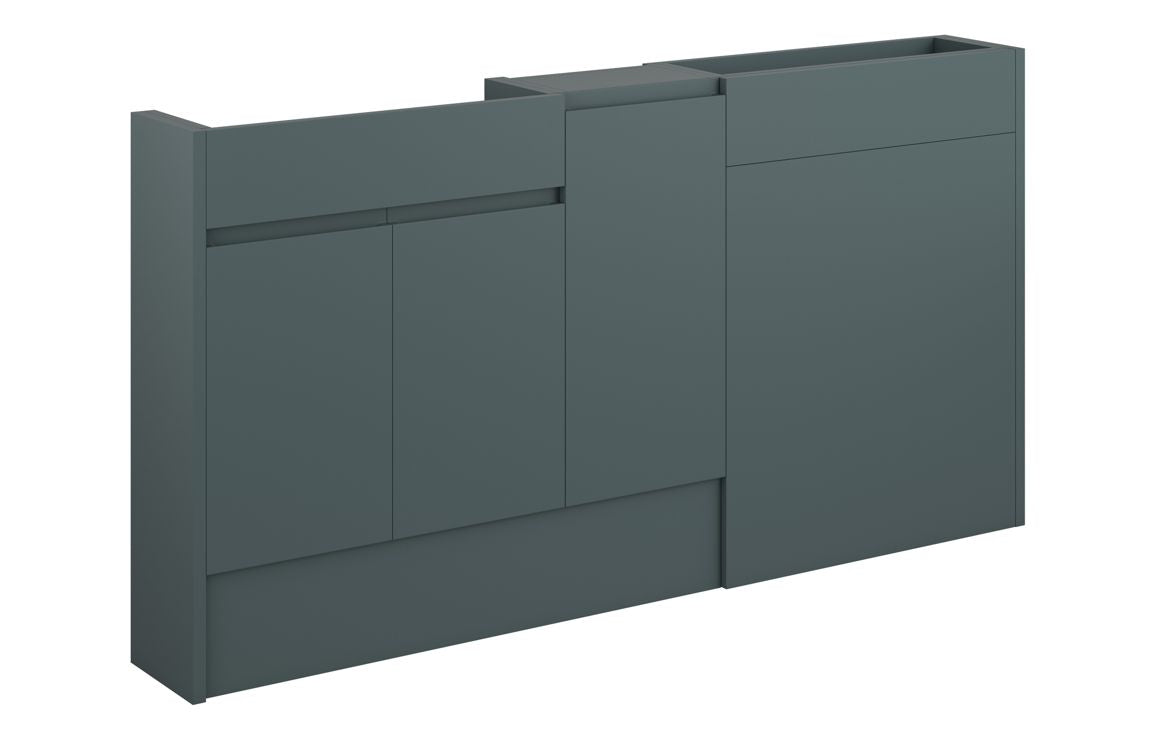 HRD 1536mm Slim Basin WC & 1 Door Unit Pack