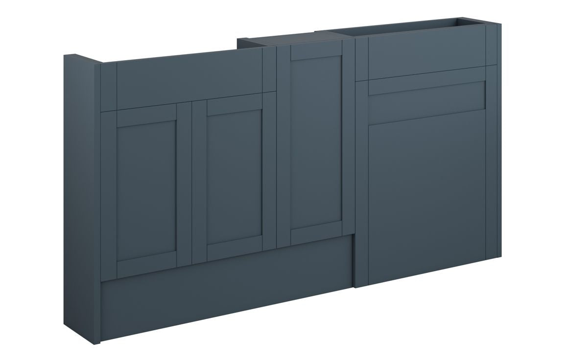 HRD 1536mm Slim Basin WC & 1 Door Unit Pack