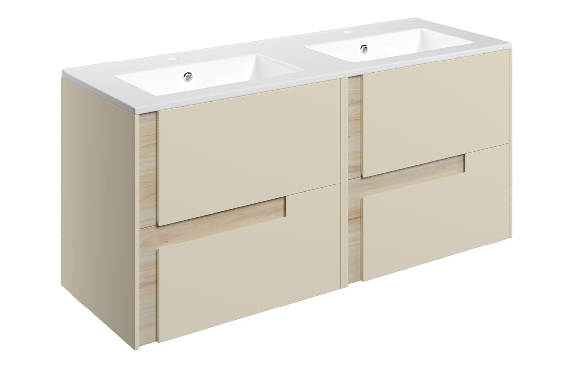 HRD 1210mm Wall Hung 4 Drawer Basin Unit & 0TH Basin