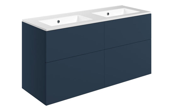 HRD 1210mm Wall Hung 4 Drawer Basin Unit & 0TH Basin