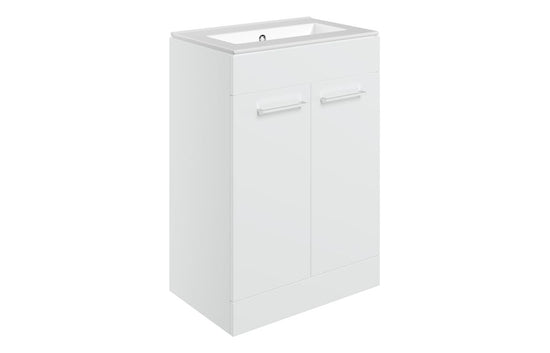 HRD 610mm Floor Standing 2 Door Basin Unit & 0TH Basin