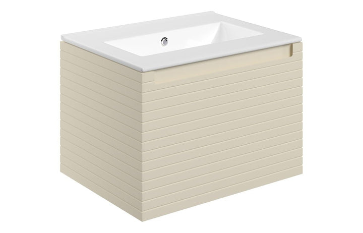 HRD 615mm Wall Hung 1 Drawer Basin Unit & 0TH Thin Edge Basin