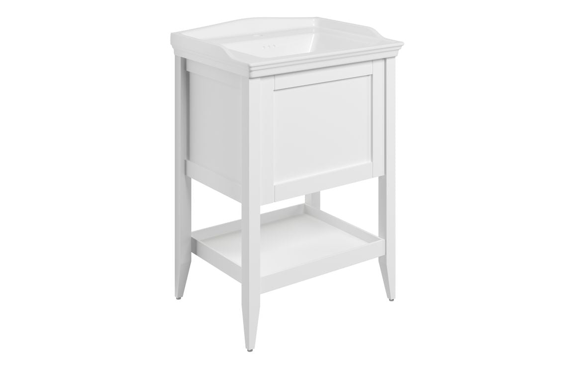 HRD 650mm Floor Standing 1 Drawer Basin Unit & Basin