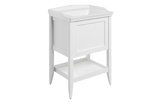 HRD 650mm Floor Standing 1 Drawer Basin Unit & Basin