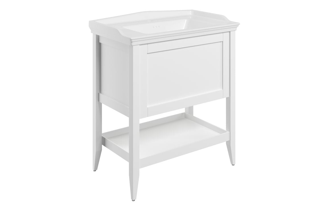 HRD 800mm Floor Standing 1 Drawer Basin Unit & Basin