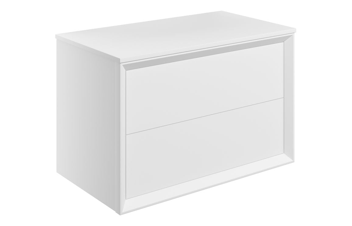 HRD 810mm Wall Hung 2 Drawer Basin Unit & Top