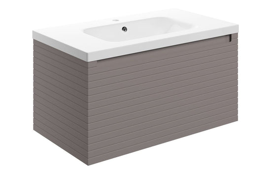 HRD 815mm Wall Hung 1 Drawer Basin Unit & 1TH Basin