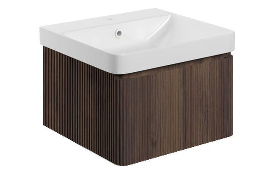 HRD 500mm Wall Hung 1 Drawer Basin Unit & Basin