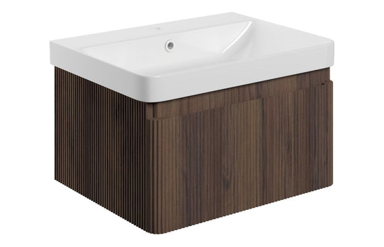 HRD 605mm Wall Hung 1 Drawer Basin Unit & Basin