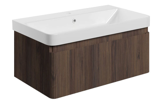HRD 805mm Wall Hung 1 Drawer Basin Unit & Basin