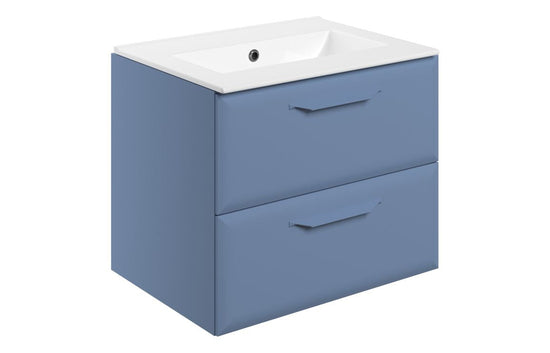 HRD 615mm Wall Hung 2 Drawer Basin Unit & 0TH Basin