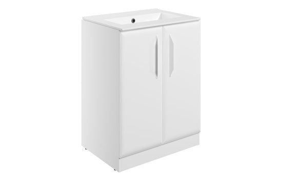 HRD 615mm Floor Standing 2 Door Basin Unit & 0TH Basin