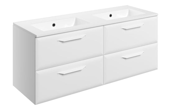 HRD 1210mm Wall Hung 4 Drawer Basin Unit & 0TH Basin