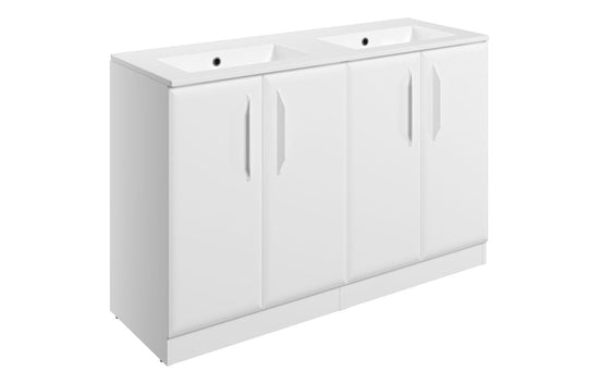 HRD 1210mm Floor Standing 4 Door Basin Unit & 0TH Basin
