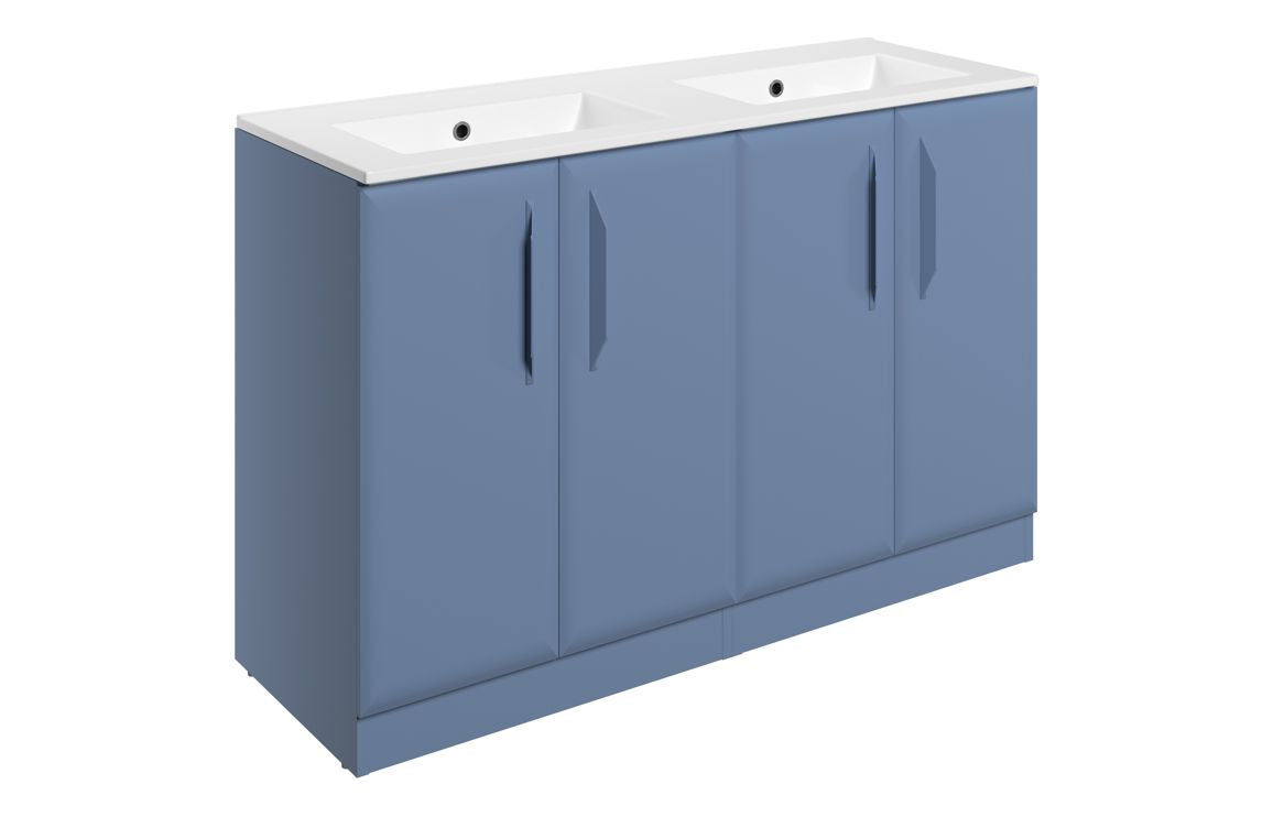 HRD 1210mm Floor Standing 4 Door Basin Unit & 0TH Basin