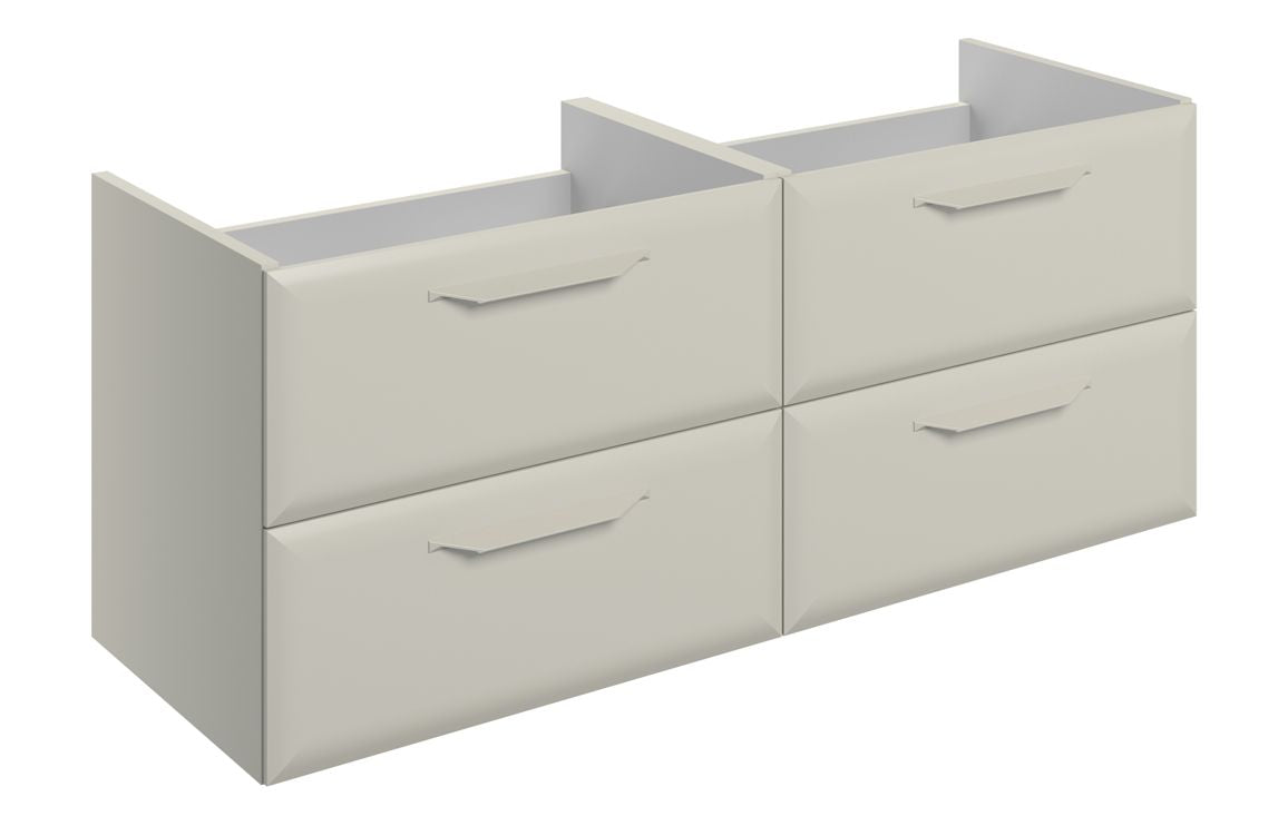 HRD 1200mm Wall Hung 4 Drawer Basin Unit (No Top)