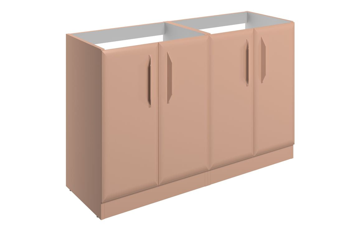 HRD 1200mm Floor Standing 4 Door Basin Unit (No Top)