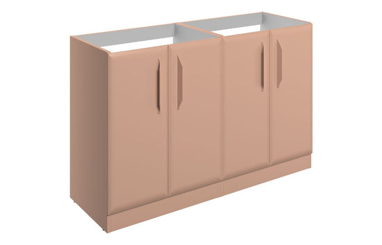 HRD 1200mm Floor Standing 4 Door Basin Unit (No Top)