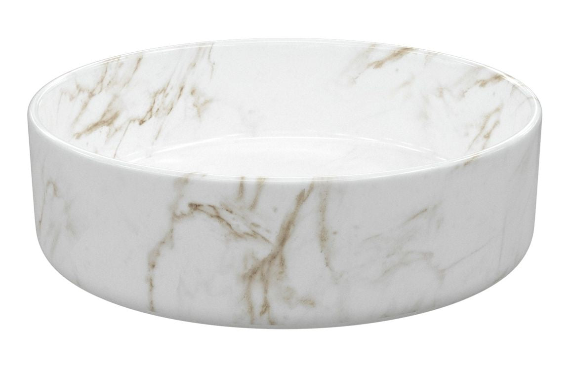 HRD 355mm Ceramic Round Washbowl & Waste