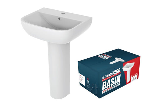 HRD 1TH Basin & Full Pedestal