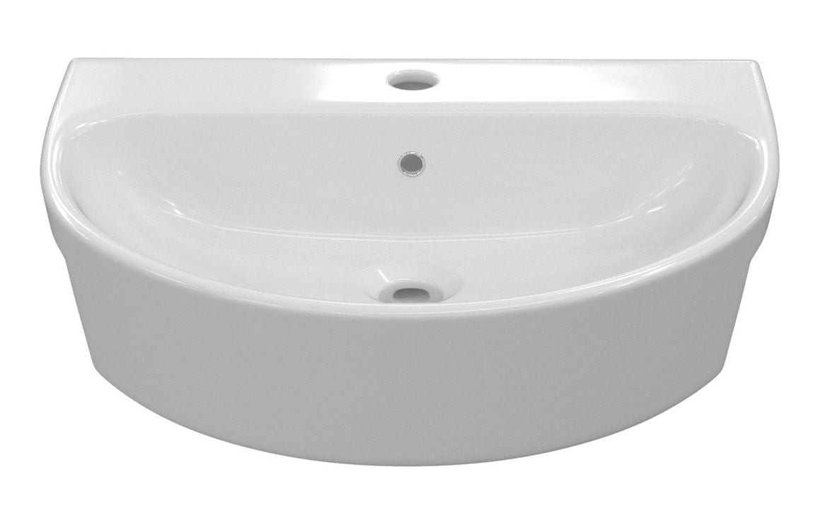 HRD 555x435mm 1TH Semi Recessed Basin