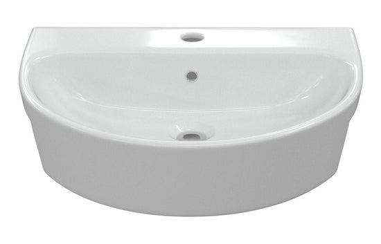 HRD 555x435mm 1TH Semi Recessed Basin