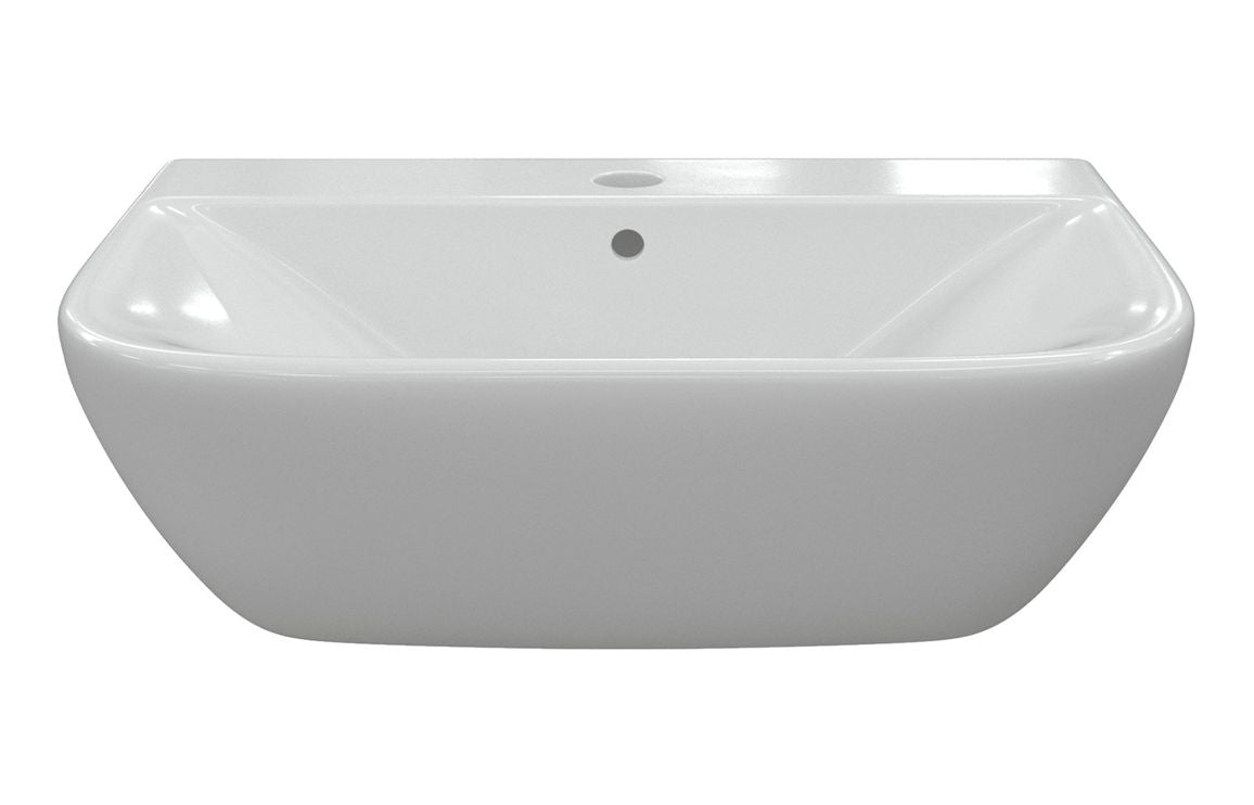HRD 520x400mm 1TH Semi Recessed Basin