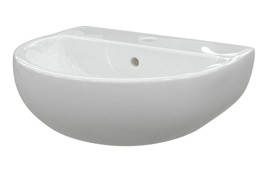 HRD 450x400mm 1TH Cloakroom Basin & Bottle Trap