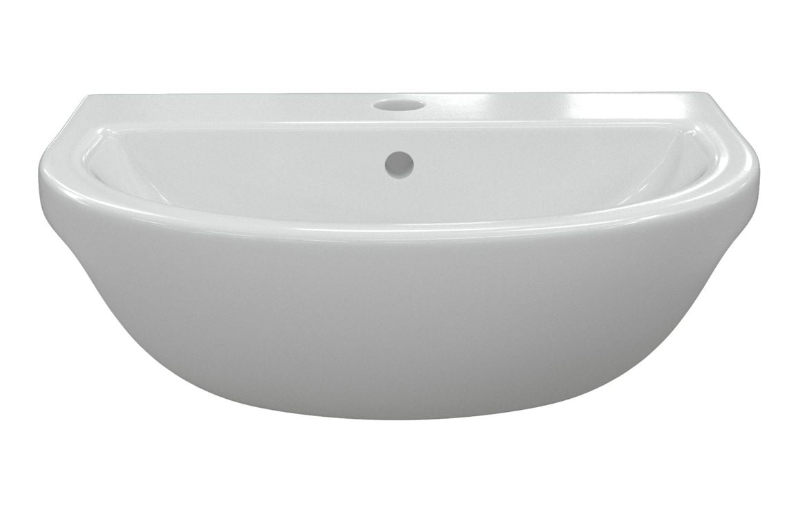 HRD 500x390mm 1TH Semi Recessed Basin