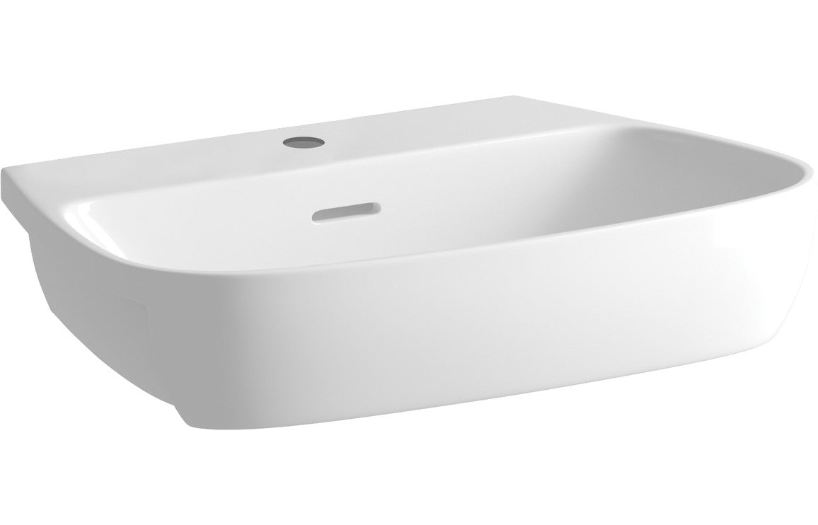 HRD 495x415mm 1TH Semi Recessed Basin