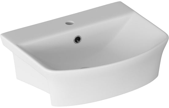 HRD 500x400mm 1TH Semi Recessed Basin