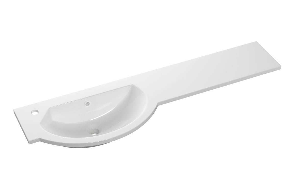 HRD 1244mm Slim Round One-Piece Basin & Overflow Ring