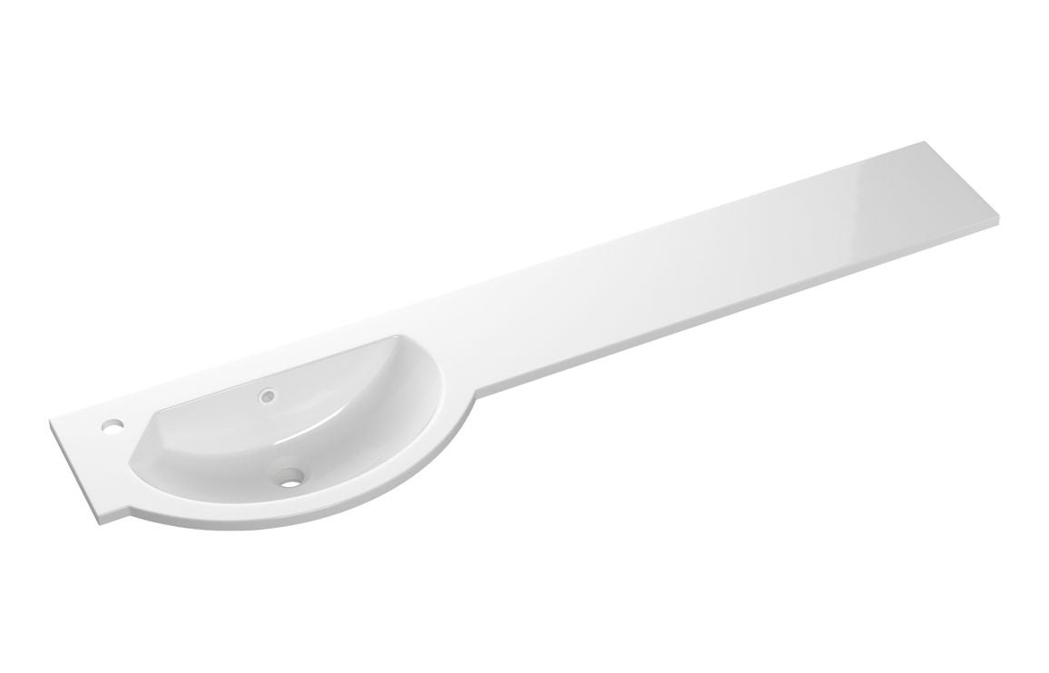 HRD 1544mm Slim Round One-Piece Basin & Overflow Ring