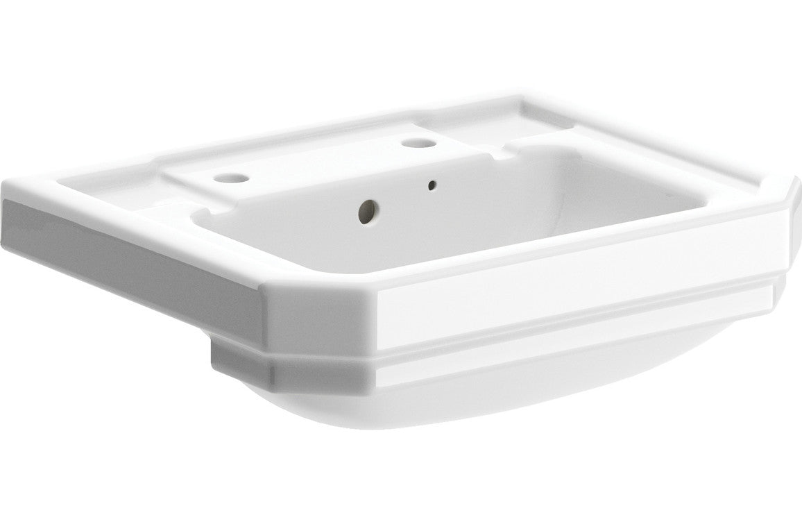 HRD 495x445mm 2TH Semi Recessed Basin