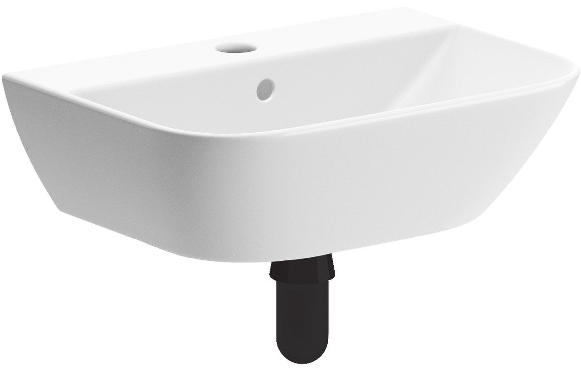 HRD 450x320mm 1TH Cloakroom Basin & Bottle Trap