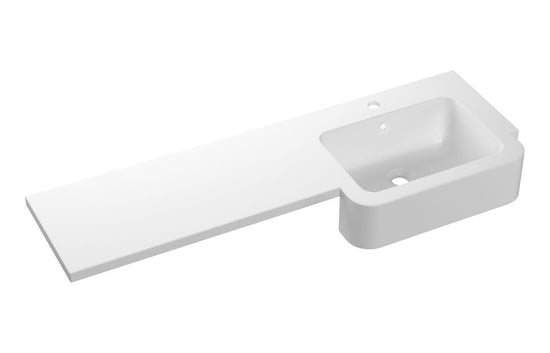 HRD 1242mm Standard Square One-Piece Basin & Overflow Ring