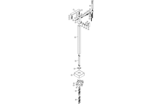 Sabira Zacara Floor Standing Bath/Shower Mixer