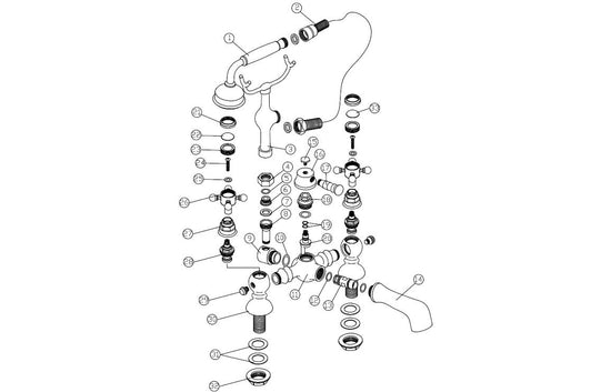 Sabira Tadlow Bath/Shower Mixer & Shower Kit
