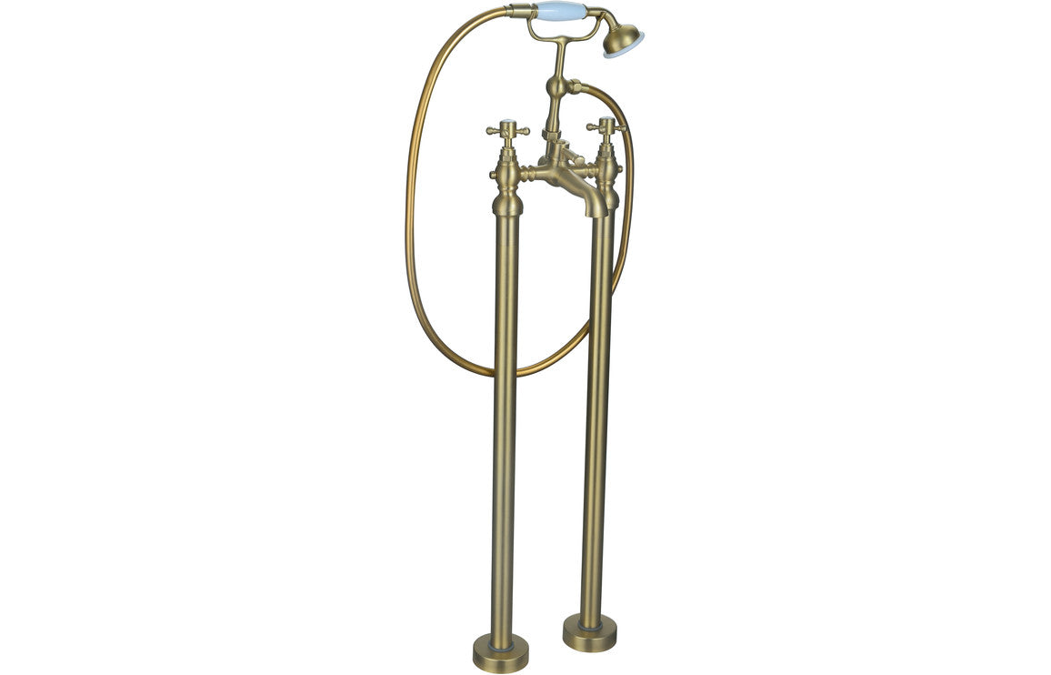 Sabira Tadlow Floor Standing Bath/Shower Mixer & Shower Kit
