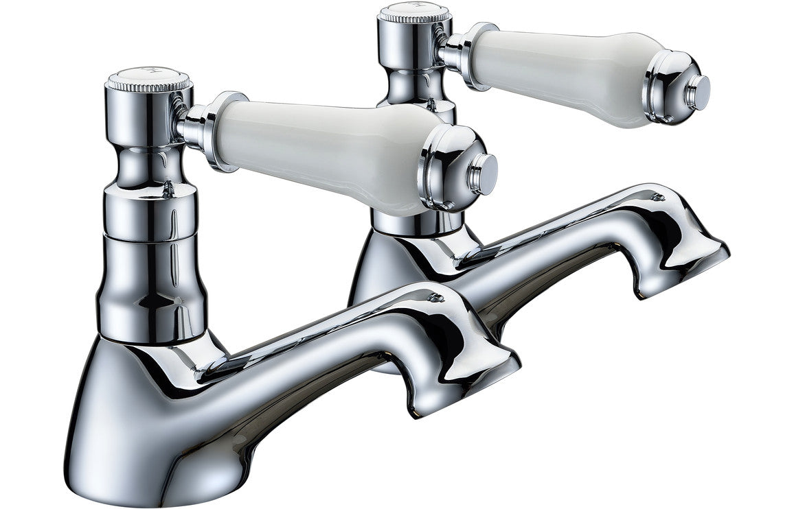 Sabira Millom Bath Pillar Taps