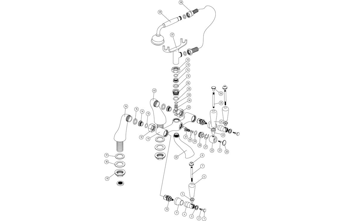 Sabira Millom Bath/Shower Mixer