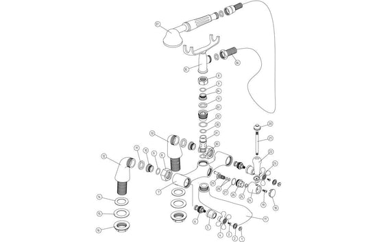 Sabira Salton Bath/Shower Mixer
