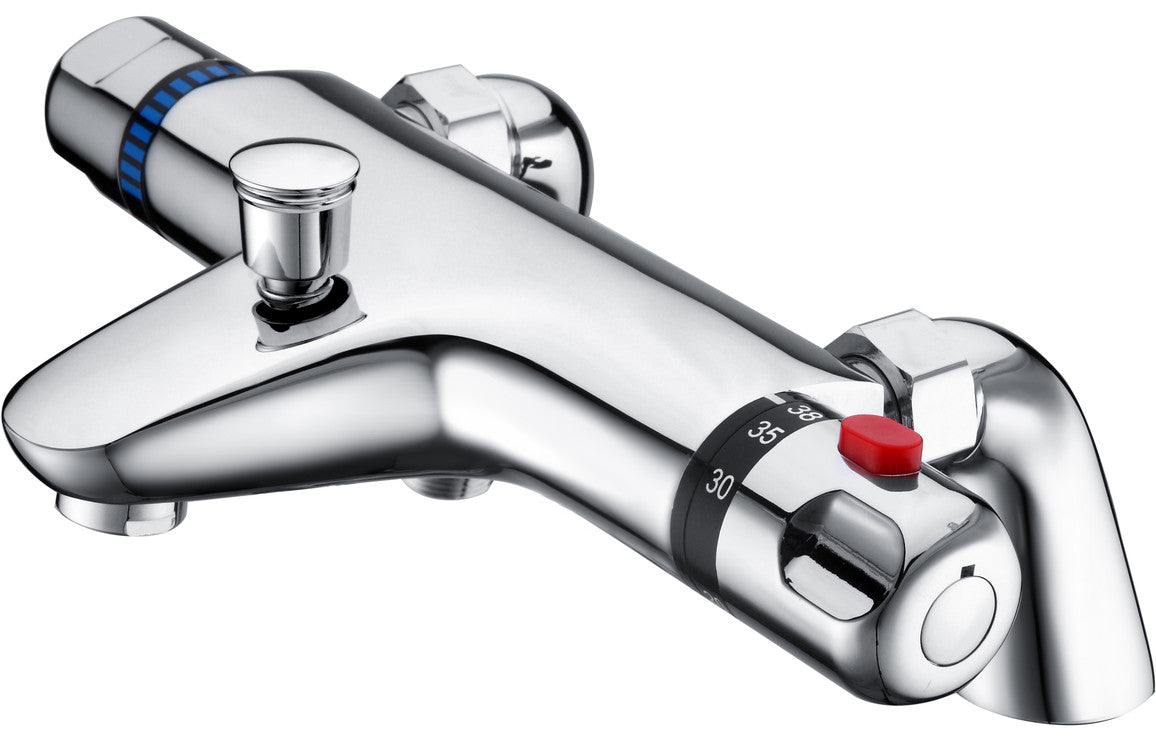 Sabira Deck Mounted Thermostatic Bath/Shower Mixer Valve