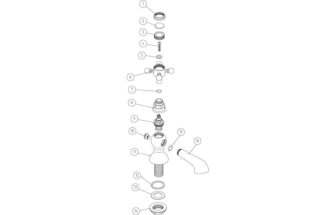 Sabira Tadlow Bath Pillar Taps